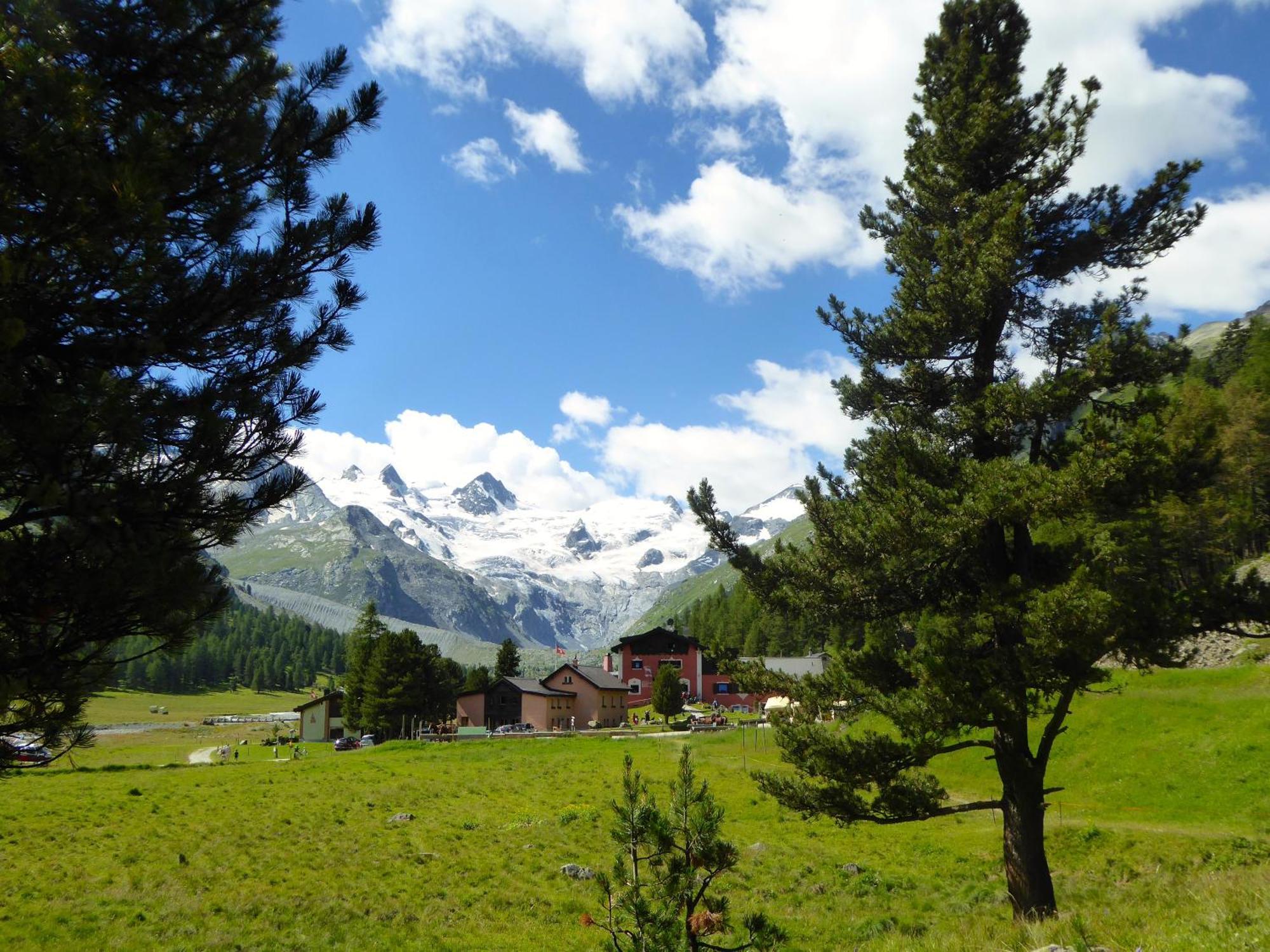 Hotel Roseg-Gletscher Понтрезина Экстерьер фото