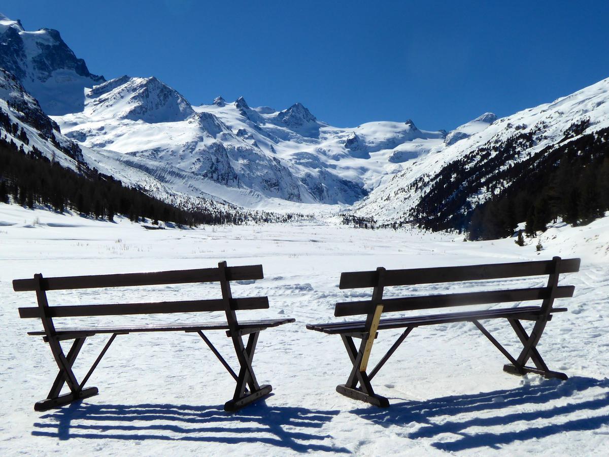 Hotel Roseg-Gletscher Понтрезина Экстерьер фото